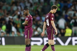 Le dépit des joueurs de Valladolid, qui font redescendre en 2e division KEYSTONE/EPA/Julio Munoz